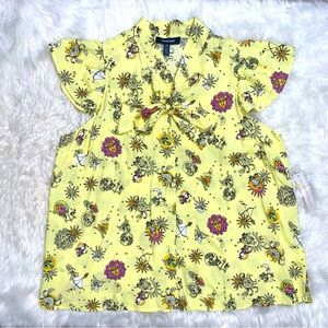 ModCloth Zodiac Motifs Print Top